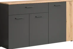 Home affaire Sideboard »Estepona« 1 Stk. tlg. Kommode, Akustikpaneel-Look; Breite 150 cm