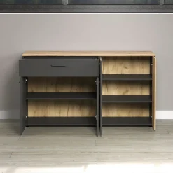 Home affaire Sideboard »Estepona« 1 Stk. tlg. Kommode, Akustikpaneel-Look; Breite 150 cm