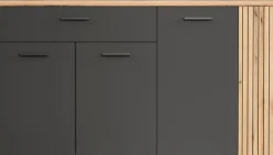 Home affaire Sideboard »Estepona« 1 Stk. tlg. Kommode, Akustikpaneel-Look; Breite 150 cm