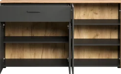 Home affaire Sideboard »Estepona« 1 Stk. tlg. Kommode, Akustikpaneel-Look; Breite 150 cm
