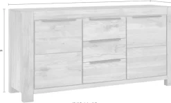 Home affaire Sideboard Fächer und Schubkästen mit Selbsteinzug, für komfortables Schließen