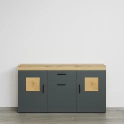 Home affaire Sideboard »Ghent« Packung, 1 Stk. tlg. Sideboard mit 3 Türen & 1 Schublade - (B/T/H) 160/42/86 cm