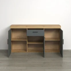Home affaire Sideboard »Ghent« Packung, 1 Stk. tlg. Sideboard mit 3 Türen & 1 Schublade - (B/T/H) 160/42/86 cm