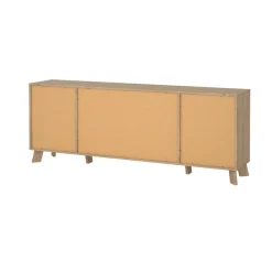 Home affaire Sideboard »Ikast, Stauraum, Schubladenschrank, Aufbewahrung« Breite 196 cm, 4 Türen, 2 Schubladen, Höhe 73 cm