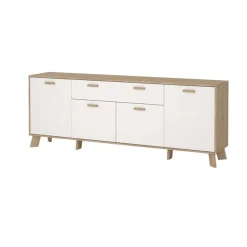 Home affaire Sideboard »Ikast, Stauraum, Schubladenschrank, Aufbewahrung« Breite 196 cm, 4 Türen, 2 Schubladen, Höhe 73 cm