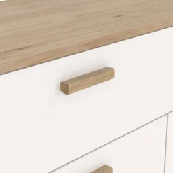 Home affaire Sideboard »Ikast, Stauraum, Schubladenschrank, Aufbewahrung« Breite 196 cm, 4 Türen, 2 Schubladen, Höhe 73 cm