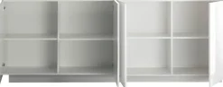 Home affaire Sideboard »Jupiter, Breite 241 cm, Kommode 4 Türen - Soft Closing, Anrichte« moderne Griffblende, FSC®, cleveres Stauraumkonzept