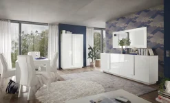 Home affaire Sideboard »Jupiter, Breite 241 cm, Kommode 4 Türen - Soft Closing, Anrichte« moderne Griffblende, FSC®, cleveres Stauraumkonzept