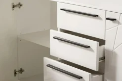 Home affaire Sideboard »Ksanti Kommode Breite/Tiefe/Höhe 163/80,5/80,5 cm« 2 Türen und 4 Schubkästen, hochglänzende Front