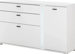 Home affaire Sideboard »LONG ISLAND« 1 Stk. tlg. in moderner Trendfarbe,inklusive senkrechter Beleuchtung,Breite 150 cm