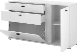 Home affaire Sideboard »LONG ISLAND« 1 Stk. tlg. in moderner Trendfarbe,inklusive senkrechter Beleuchtung,Breite 150 cm