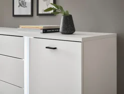 Home affaire Sideboard »LONG ISLAND« 1 Stk. tlg. in moderner Trendfarbe,inklusive senkrechter Beleuchtung,Breite 150 cm