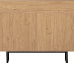 Home affaire Sideboard »Lund, moderner Schrank, Kommode mit Kufengestell« optisch dünner Oberboden, hochwertige Optik, ausreichend Stauraum