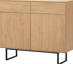 Home affaire Sideboard »Lund, moderner Schrank, Kommode mit Kufengestell« optisch dünner Oberboden, hochwertige Optik, ausreichend Stauraum