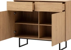 Home affaire Sideboard »Lund, moderner Schrank, Kommode mit Kufengestell« optisch dünner Oberboden, hochwertige Optik, ausreichend Stauraum