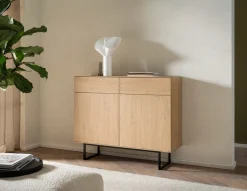 Home affaire Sideboard »Lund, moderner Schrank, Kommode mit Kufengestell« optisch dünner Oberboden, hochwertige Optik, ausreichend Stauraum