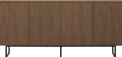 Home affaire Sideboard »Lund, moderner Schrank, Kommode mit Kufengestell« optisch dünner Oberboden, hochwertige Optik, ausreichend Stauraum