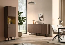Home affaire Sideboard »Lund, moderner Schrank, Kommode mit Kufengestell« optisch dünner Oberboden, hochwertige Optik, ausreichend Stauraum