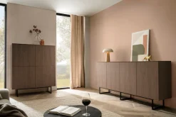 Home affaire Sideboard »Lund, moderner Schrank, Kommode mit Kufengestell« optisch dünner Oberboden, hochwertige Optik, ausreichend Stauraum
