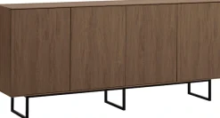 Home affaire Sideboard »Lund, moderner Schrank, Kommode mit Kufengestell« optisch dünner Oberboden, hochwertige Optik, ausreichend Stauraum