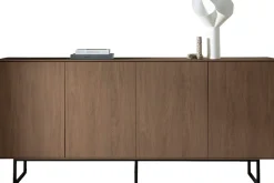 Home affaire Sideboard »Lund, moderner Schrank, Kommode mit Kufengestell« optisch dünner Oberboden, hochwertige Optik, ausreichend Stauraum