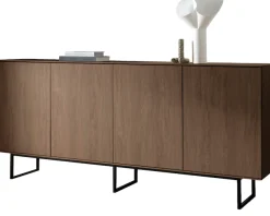 Home affaire Sideboard »Lund, moderner Schrank, Kommode mit Kufengestell« optisch dünner Oberboden, hochwertige Optik, ausreichend Stauraum