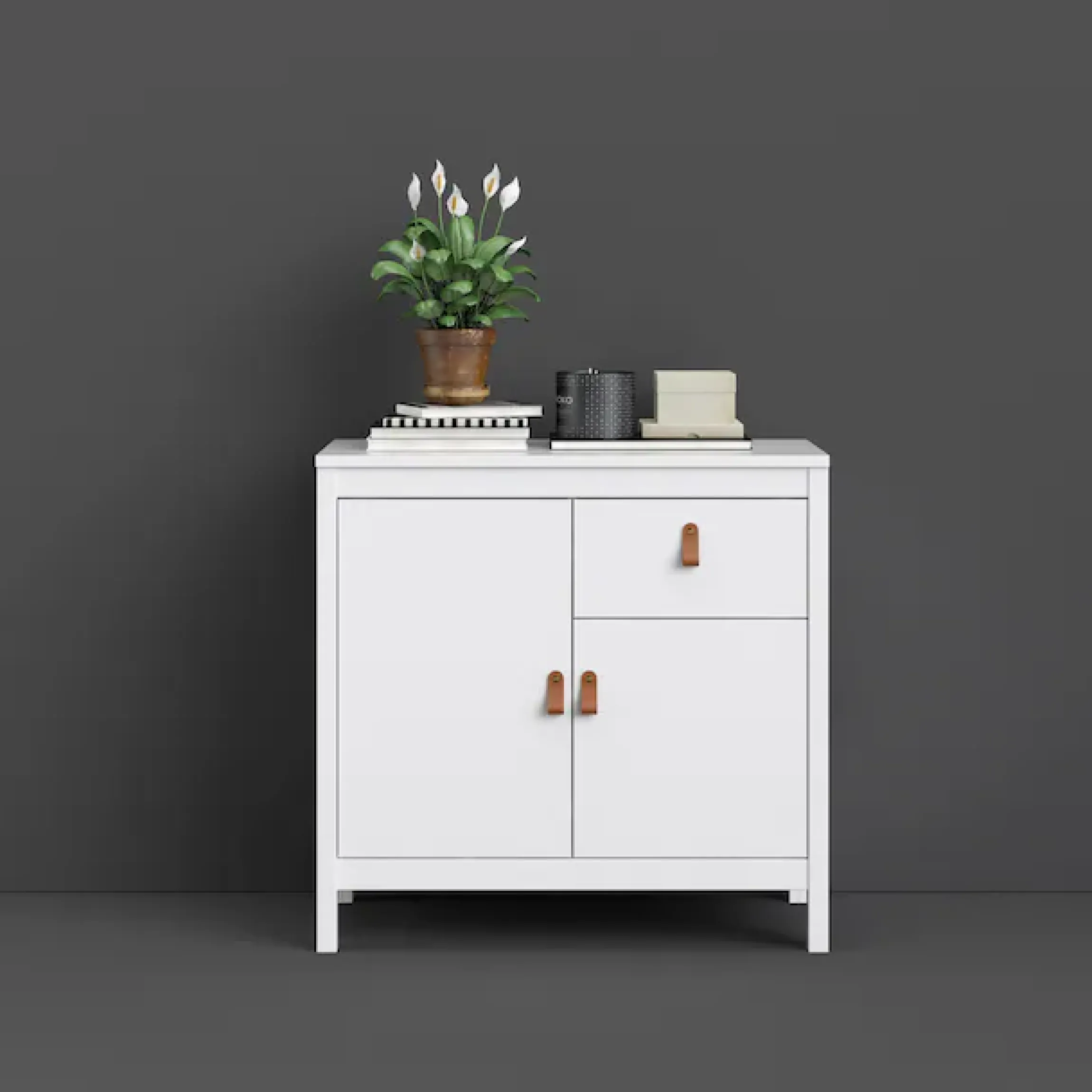 Home affaire Sideboard »Madrid, Aufbewahrung, Schubladenschrank, Sideboard,« mit 2 Türen und 2 Schublade, Breite 82 cm, Höhe 80 cm