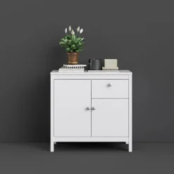 Home affaire Sideboard »Madrid, Aufbewahrung, Schubladenschrank, Sideboard,« mit 2 Türen und 2 Schublade, Breite 82 cm, Höhe 80 cm