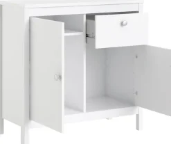 Home affaire Sideboard »Madrid, Aufbewahrung, Schubladenschrank, Sideboard,« mit 2 Türen und 2 Schublade, Breite 82 cm, Höhe 80 cm
