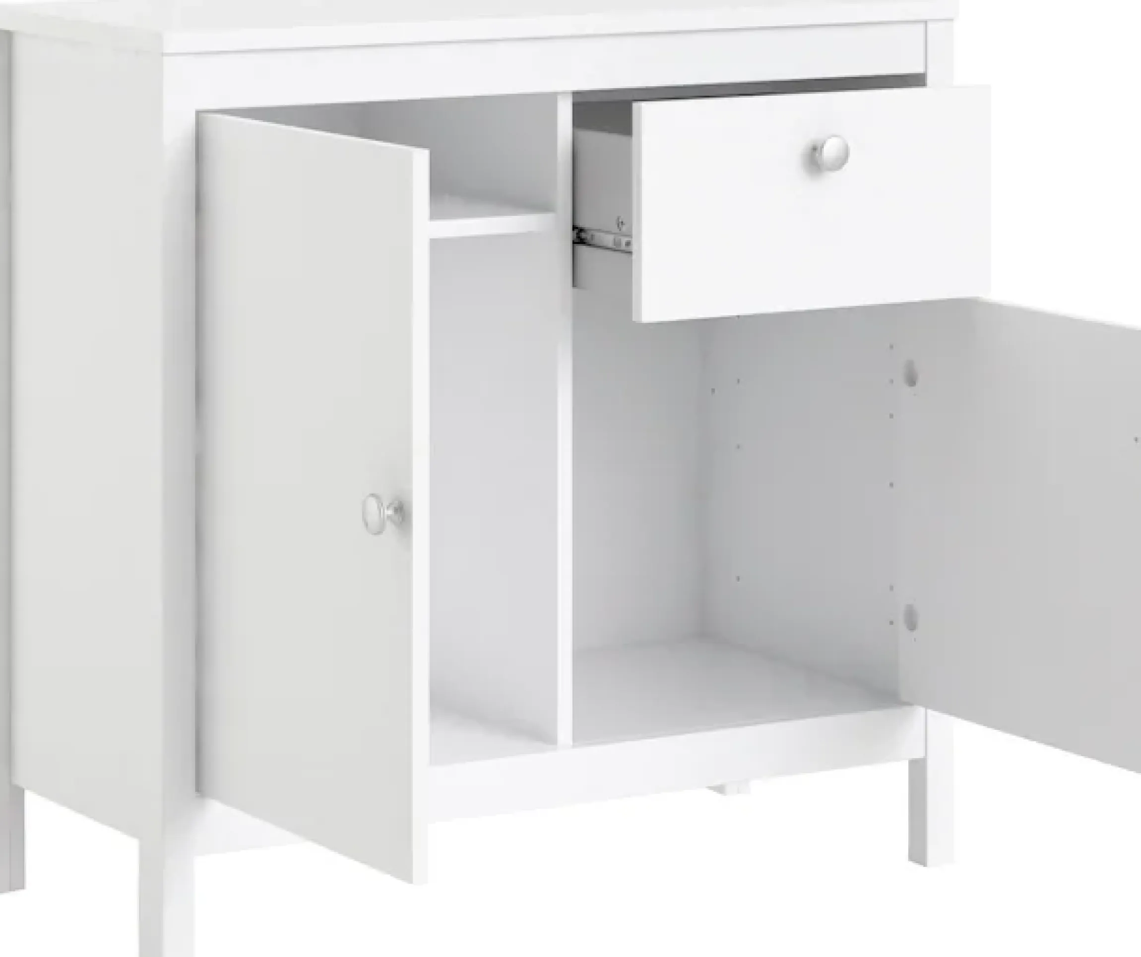 Home affaire Sideboard »Madrid, Aufbewahrung, Schubladenschrank, Sideboard,« mit 2 Türen und 2 Schublade, Breite 82 cm, Höhe 80 cm