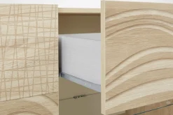 Home affaire Sideboard »Miro« Breite 181 cm mit dekorativem Siebdruck