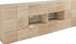 Home affaire Sideboard »Miro« Breite 241 cm mit dekorativem Siebdruck