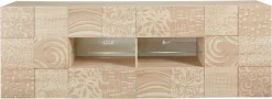 Home affaire Sideboard »Miro« Breite 241 cm mit dekorativem Siebdruck