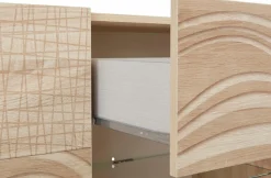 Home affaire Sideboard »Miro« Breite 241 cm mit dekorativem Siebdruck