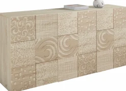 Home affaire Sideboard »Miro« Breite 181 cm mit dekorativem Siebdruck