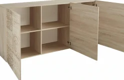 Home affaire Sideboard »Miro« Breite 181 cm mit dekorativem Siebdruck