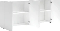 Home affaire Sideboard »MISTER- Sideboard, Anrichte, Kommode, Made in Italy, 4 Fächer« Kommode mit 4 Türen, komplett Hochglanz lackiert, Breite 180cm