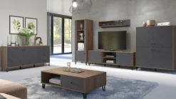 Home affaire Sideboard »Molveno« 1 Stk. tlg. Sideboard, 2 Türen, 3 Schubkasten & Soft-Close - (B/T/H) 183/40/76 cm
