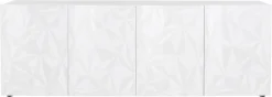 Home affaire Sideboard »Prisma Breite 241, Kommode 4 Türen, Anrichte« Front mit elegantem Siebdruck, grifflos, viel Stauraum