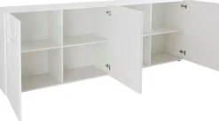 Home affaire Sideboard »Prisma Breite 241, Kommode 4 Türen, Anrichte« Front mit elegantem Siebdruck, grifflos, viel Stauraum