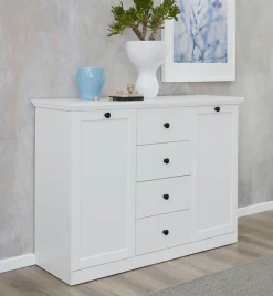 Home affaire Sideboard »Örebro« Kommode, zeitloser Landhausstil, mit Vollauszug