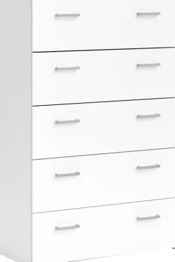 Home affaire Sideboard »Space Kommode, Aufbewahrung, Schubladenschrank« 5 Schubladen, viel Stauraum, Breite 74 cm , Höhe 115 cm