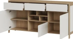Home affaire Sideboard »Stranda, moderner Schrank, Kommode im Scandi-Style, 165 cm breit« elegante Rahmenoptik, ausreichend Stauraum, vielseitig einsetzbar