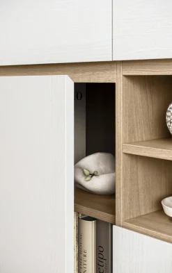 Home affaire Sideboard »Stranda, moderner Schrank, Kommode im Scandi-Style, 165 cm breit« elegante Rahmenoptik, ausreichend Stauraum, vielseitig einsetzbar