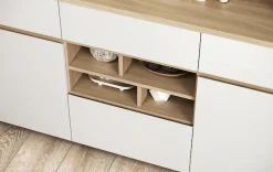Home affaire Sideboard »Stranda, moderner Schrank, Kommode im Scandi-Style, 165 cm breit« elegante Rahmenoptik, ausreichend Stauraum, vielseitig einsetzbar