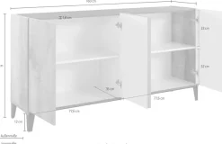 Home affaire Sideboard »Sunrise« Breite 160 cm