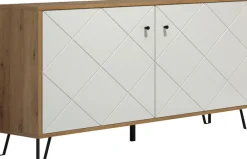 Home affaire Sideboard »Tarragona« Sideboard mit 2 Türen & Soft-Close - (B/T/H) 123/40/76 cm