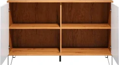 Home affaire Sideboard »Tarragona« Sideboard mit 2 Türen & Soft-Close - (B/T/H) 123/40/76 cm