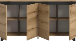 Home affaire Sideboard »TOMA, Breite: 160 cm, mit Metall-Kufen-Fuß, 4 Türen, 4 Einlegeböden« Anrichte, Kommode, Schrank, Board, Higboard