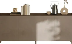 Home affaire Sideboard »Tray, Breite 241, Kommode mit 4 Türen« "Tablet", Push-to-open Funktion